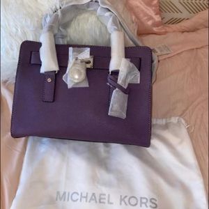 Michael Kors leather satchel